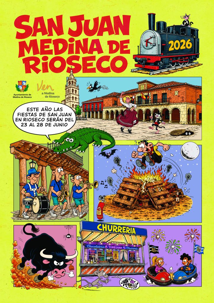 Cartel Fiestas de San Juan Medina de Rioseco 2026